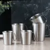 Pierres tombales Tasse à mesurer en acier inoxydable avec échelle épaissie bouilloire cuisine ménage millimètre Standard thé au lait pichet de cuisson Sp805