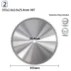 Zaagbladen XCAN Metal Cutting Blade 355mm(14 Inch) x25.4mm 66 90T Carbide Circular Saw Blade For Aluminum Iron Steel Metal Cutting Disc