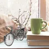 Tafelklokken Wekker Plastic Bureau Retro Home Decor Creatief Ornament Diner Mechanische fiets