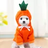Vestuário para cães estilo fruta roupas pequenas roupas quentes para cães casaco filhote de cachorro roupas para animais de estimação grandes moletons grossos