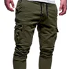 Neue 2021 Casual Joggers Hosen Einfarbig Männer Cott Elastische LG Hosen Pantal Homme Military Cargo Hosen Leggings O8Ne #