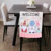 Chair Covers Easter Cover Festival Seats Safety Mask Protector Protective Cloth Decor Party