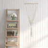 Tapestries Macrame Wall Hang Toy Net Boho Storage For Toys Portable Plush Organizer Nursery Playroom Living Room