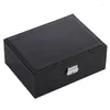 Jewelry Pouches Sophisticated Chest Fashionable Box Jewellery Case With Dividers