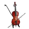 Accessori MINI Modello di violoncello con stand e custodia in miniatura per violoncello replica di replica regalo di Natale Regalo per la casa