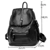 Torby na ramię w stylu plecaku Kobiety wysokiej jakości skórzane plecaki Vintage Female Bag Sac A Dos Travel Ladies Bagpack Mochilas School for Girls H240328