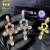 Led Out Fashion Jewelry Pass Diamond Tester VVS Moissanite Diamond Sterling Sier Moissanite Pendant