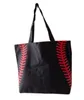 Utomhuspåsar 2022 Handväska Baseball Stitching Mix varje 5 färger 16.5x12.6x3.5inch Mesh Handle Shoder Bag Stitched Print Tote Beach SPOR DHIT4