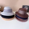 Berretti Boutique francese di alta qualità Cappelli in feltro per donna Donna Elegante temperamento Cappello Fedora a tesa larga Perla Berretto cloche di lusso