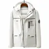 7XL 3In1 Piumino da esterno invernale con cappuccio Zip-Up caldo spesso sci sportivo impermeabile piumino antivento coppia frangivento m5af #