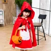 Princ Dr Party Dr Children Cos Masquerad Girls Costumes Festival Performance Costumes Little Red Riding Hood Costumes B96W#