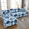 Chair Covers Tropical Leaves Sofa Cover For Living Room Elastic Slipcover Couch Sectional L Shape Corner Pet Anti-dust