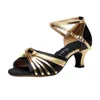 Сандалии Золотые свадебные туфли на высоком каблуке, женские туфли-лодочки с открытыми шнурками и лодыжками, вечерние туфли-лодочки H240328JE8X