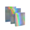 wholesale Holographic Gift Party Paper Box Laser Card Case Cartons Gift Boxes Cosmetics Package Candy Boxes Wedding Favour ZZ