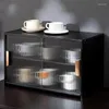 Magazyn kuchenny domowy pulpit warstwowy kubek uchwyt na kurz szafki szafki szafki szklane szklane organizator