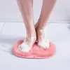 Scrubber Spazzola per lavare i piedi Tappetino per massaggio ai piedi da bagno in silicone Tappetino per doccia Massaggio Tappetino da bagno antiscivolo Tappetino antiscivolo per lavaggio dei piedi