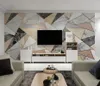 Wallpapers Custom Nordic Modern Geometric Marble Mural Wallpaper Art Wall Painting Living Room Bedroom Background Home Decor 3D Paper