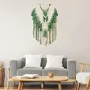 Tapestries Handicrafts Woven Tapestry Chic Tassels Wall Hanging Boho Macrame For Living Room Indoor Nursery Decor