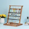 Storage Boxes AFBC Wooden Jewelry Rack 5-Story Tower Display Removable Earrings Necklaces Rings Stand