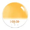 Table Clocks 3IGP Smart Touch Color Changing Light Digital Alarm Clock To Simulate Sunrise And Sunset Wake Up Bed Lamp Led Night