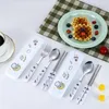 Dinnerware Sets Anti-rust Tableware Moe Fun Handle Mirror Gourmet Knife And Fork Durable Polishing Kitchen Accessories Portable Pocket