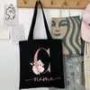 Nom personnalisé Custom Nom Bridesmaid Team Bride Sac Tote Women Shopper Handbag Girl Girl Sac à shopping Dame Canvas Sac 240322