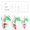 FISH KING pinner Lure 6g/12g/16g Spinnerbait con piuma Gancio triplo Cucchiaio di metallo Richiamo Richiamo duro di pesca Attrezzatura da pesca Esca 240315