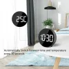 Horloges réveil numérique grand temps température lumière USB bureau Table montre horloges décor à la maison design cadeau FJ3209T