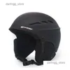 Capacetes de ciclismo Capacete de esqui Homens Mulheres Pai Crianças FL Profissional Snowboard Equipamento Hard Snow Sports Head Protective Gear Drop Delive Othsk