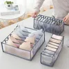 Hooks 6/7/11 Grids Practical Underwear Storage Box Socks Bra Underpants Foldable Divider Drawer Closet Organizer Home Sorting