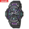 SMAEL 8063 Outdoor Alarm Sports Dual Display Astronaut Student Timing Electronic Watch