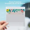 Presentförpackning Inbjudan kuvert A6 Utskrivbar vit för bröllop Inbjudningar POS -vykort gratulationskort e -post