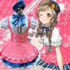 日本のアニメラブライブトジョ/ウミ/エリ/ハナヨ/ニコ/リンキャンディーメイドユニフォームプリンシパスロリータコスプレコスチュームE0T0＃