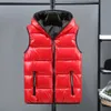 Mâle Casual épais chaud gilet hommes hiver coupe-vent manches veste Parkas femmes manches taille 4XL veste B5Zf #