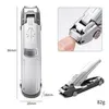 2024 Nail Clippers Stainless Steel Nail Cutter Toenail Fingernail Manicure Cutter Thick Ingrown Toenail Scissors Tools