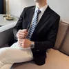 2023new Small Suit Men's Fi Jacket Slim Handsome Spring and Autumn Men's Tuxedo British Casual Men's Coat/ Men Blazer I8Ue#