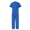 Lose Cargohose Turndown Kragen Revers Casual Overall Männer Lang für 240315