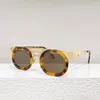 Solglasögon klassisk punkstil oval manlig lyxig vintage sköldpadda sunnies 2024 anländer superljus legering solglasögon män