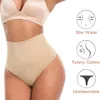 High Waist Tummy Control Panties Women Thong Panty Shaper Slimming Underwear Butt Lifter Belly Shaping Cincher Brief Body Shaper