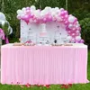 Table Skirt 183x77cm Skirts Birthday Tulle Mesh Skirting Wedding Party Tutu Home Decoration