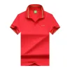 Heren Designer Polo Merk Casual T-shirt klein paard Krokodil Borduren kleding mannen stof brief polo tee kraag tops269D