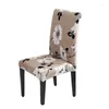 Housses de chaise lot de 4 housses modernes extensibles pour salle à manger protection de fête de mariage (fin automne)