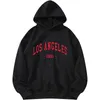 Dames Hoodies Sweatshirts YRYT Dames Brief Grafische Print Trekkoord Vintage Drop Schouder Sweatshirt Thermische Trui met Lange Mouwen 24328