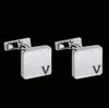 Luxury god men charm suit Cufflinks designer mens jewelry Fashion Letters Cuff Links Wedding Shirt Accessories for groom brass sleeve buttons