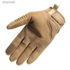 Gants tactiques pour hommes, ventilateur, doigt complet, antidérapants, escalade, équitation, Sport, chasse en plein air, randonnée, entraînement, YQ240328