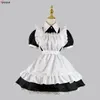 Kvinnor Söt Maid Dr Maid outfit apr Dr Cross Dring Houseeper Dr Japanese Uniforms Halen Cosplay Costume R4XA#