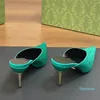 8,5 centimetri di cristallo muli diapositive pantofole sandali firmati donne tacchi sandali con strass in raso di seta scarpe a punta baotou pantofola 2024 primavera scarpe singole tacco in metallo