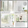 Adesivi per finestre Pellicola per la privacy Adesiva statica Decorativa che blocca il sole Protezione anti-UV non adesiva Vetro per il controllo del calore per la casa