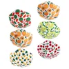 Ensembles de vaisselle 6 PCS Microwave Bowl Solder Anti-Slip Covers Bowls Plate Micro-Wave Four Huggers Safe