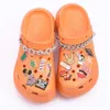 Vente chaude PVC Charmes de chaussures pour enfants Gift slog pack charmes pour chaussures Popular Designer Clog Shoe Charmes pour grosse